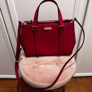 Kate Spade - Newbury Lane Loden Satchel Balletslip WKRU2462 - Red
